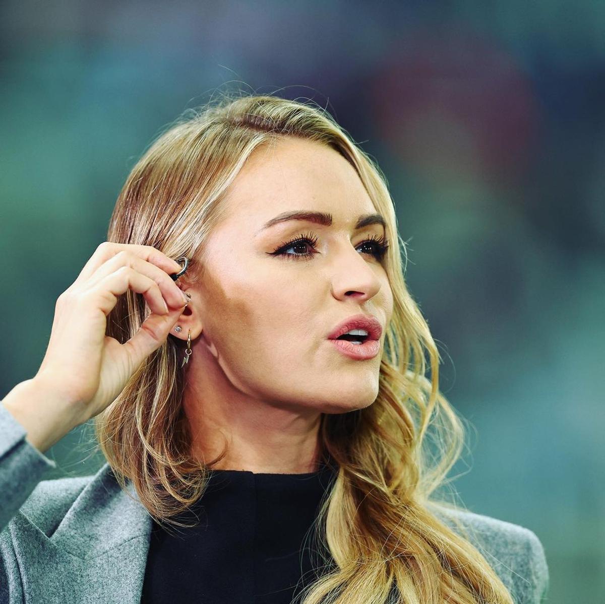Laura Woods, prezentatoarea emisiunii de la TNT Sports. Foto: Instagram