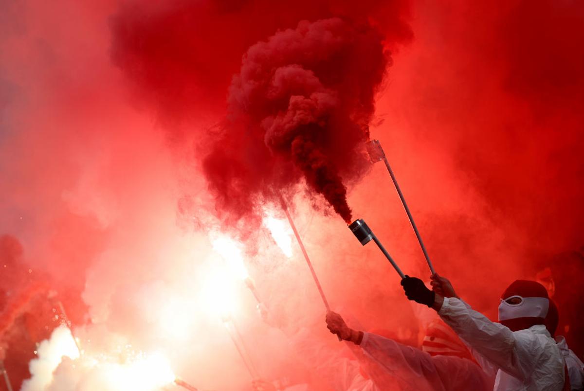 Veste devastatoare » Amendă de 595.000 de euro dictată pentru show-ul pirotehnic din derby