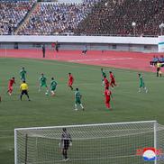 Imagini de la meciul aniversar de fotbal din Coreea de Nord / FOTO: www.kcna.kp