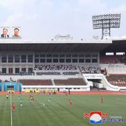 Imagini de la meciul aniversar de fotbal din Coreea de Nord / FOTO: www.kcna.kp