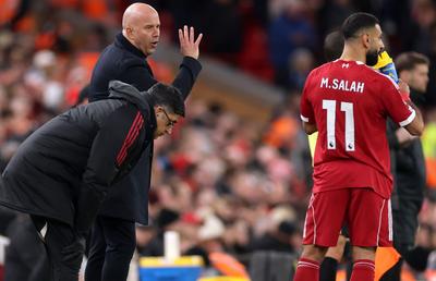 Arne Slot l-a introdus pe Salah în minutul 26 al meciului Liverpool - Brighton! Ce a urmat