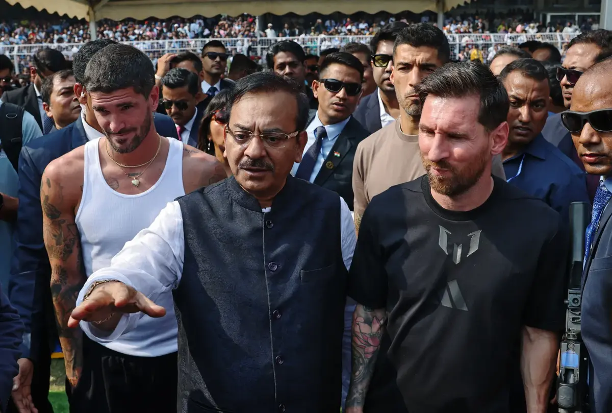 Haos la vizita lui Messi în India