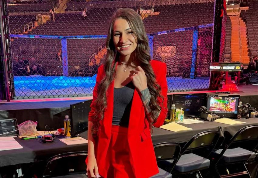 Diana Belbiță a reprezentat România în octogonul UFC. A ajuns între timp reporter pentru cea mai importantă companie de lupte a planetei.