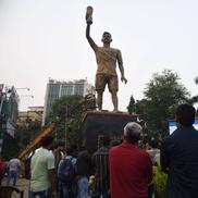Lionel Messi are o statuie de 21 de metri la Calcutta / Foto: Imago