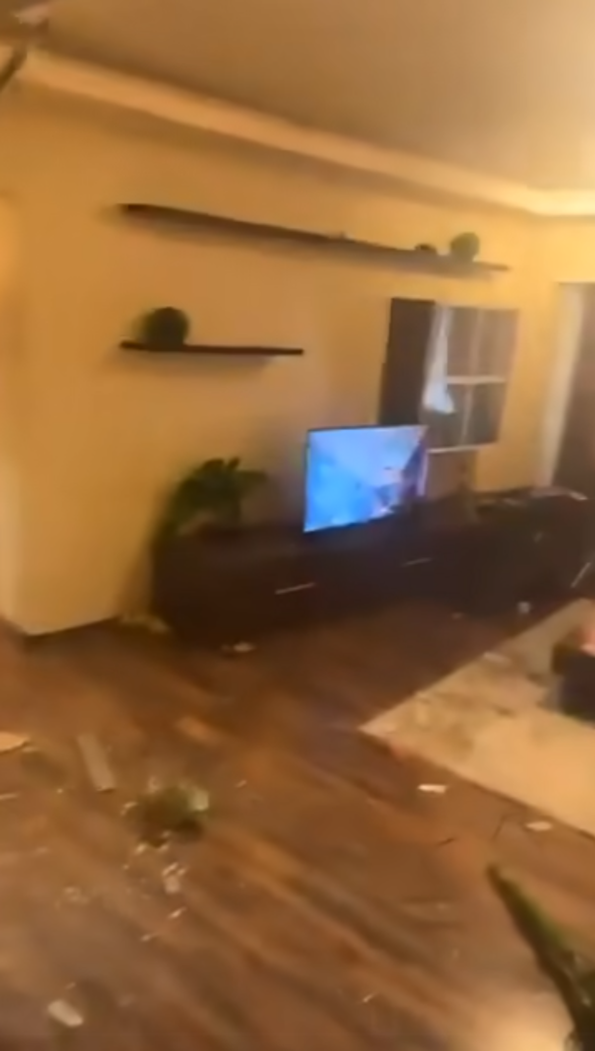 Scene șocante: momentul în care huliganii lui Feyenoord distrug complet un apartament din București