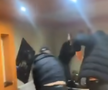 Scene șocante: momentul în care huliganii lui Feyenoord distrug complet un apartament din București