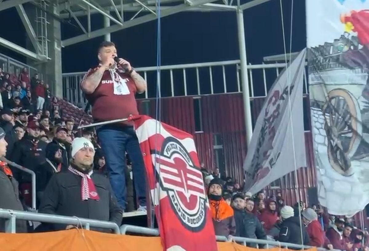 Imagini de la finalul meciului Rapid - Oțelul