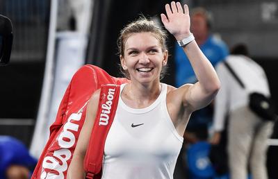 SIMONA HALEP - AJLA TOMLJANOVIC 6-4, 7-5 // VIDEO Prima reacție a Simonei după calificarea în sferturi + ce mesaj i-a transmis lui Darren Cahill