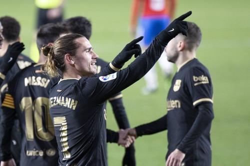 Antoine Griezmann, atacantul francez al Barcelonei, este vedetă în Echipa Săptămânii la FIFA 21. Foto: Imago