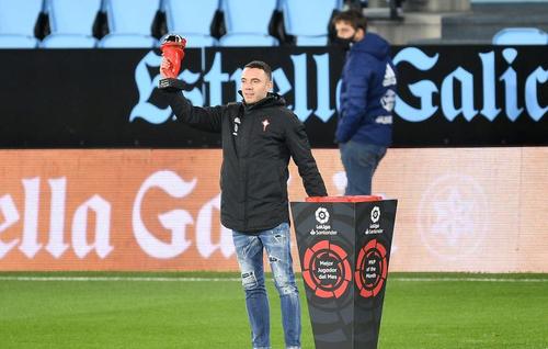 Iago Aspas a fost desemnat jucătorul lunii în Spania!