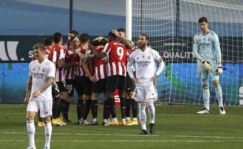Real Madrid a pierdut surprinzător cu Athletic Bilbao, în a doua semifinală din Supercupa Spaniei, scor 1-2.