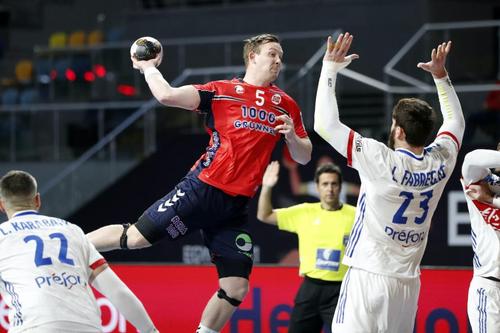 Sander Sagosen a marcat de 10 ori pentru Norvegia FOTO IHF
