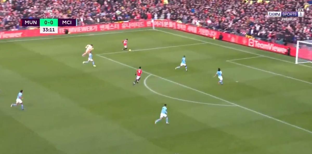 Ratare uriașă în Manchester United - Manchester City » Și tu ai fi marcat de aici! :D