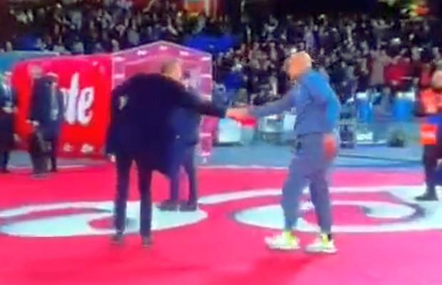 Spalletti și Allegri, protagoniștii unui video viral după derby: „Pare că are o problemă cu mine!”