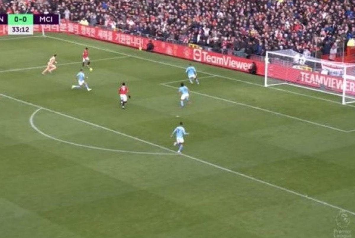 Ratare uriașă în Manchester United - Manchester City » Și tu ai fi marcat de aici! :D