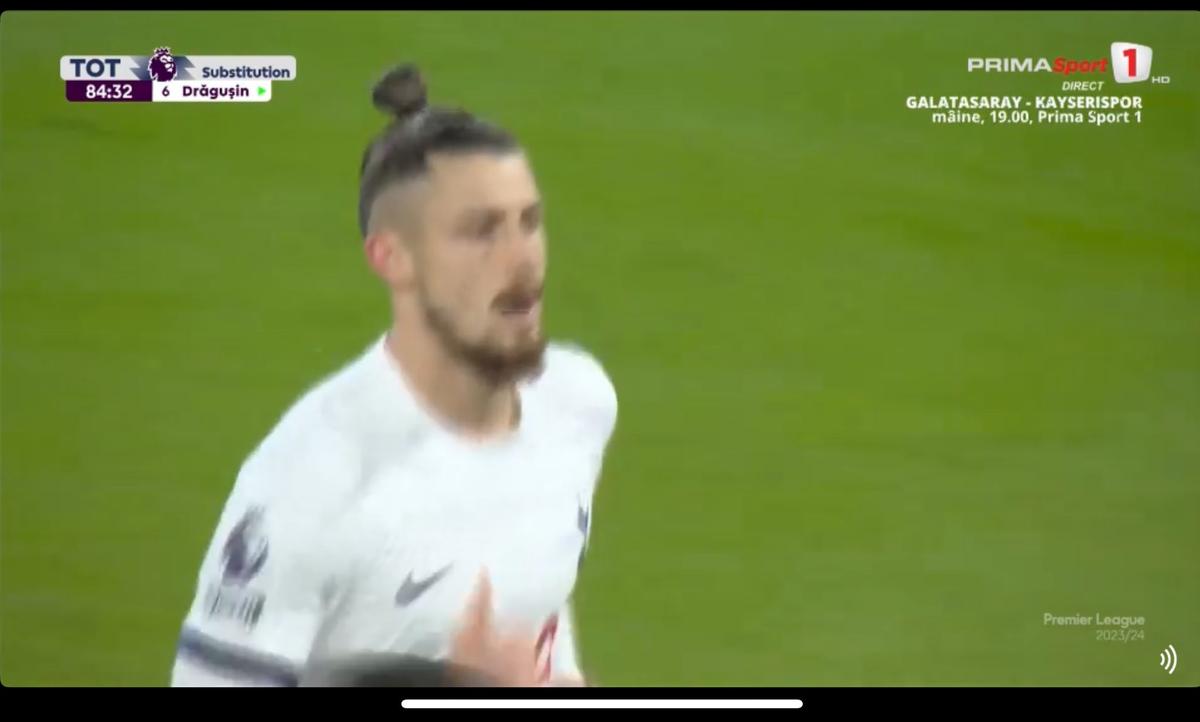 Faza care a împărțit fanii în două » A greșit sau nu Drăgușin în Manchester United - Tottenham? Impresarul Florin Manea nu s-a putut abține și a intervenit