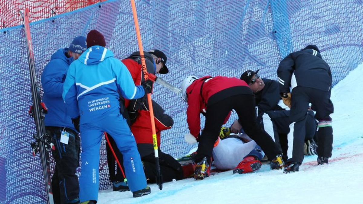 Aleksander Aamodt Kilde - accidentare