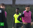 Doi oameni de bază s-au înjurat la antrenamentul FCSB-ului: „Iar vorbești tu, mă?” » Pintilii a fluierat de urgență: „Potoliți-vă!”
