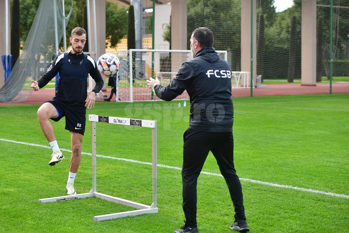 Antrenamentul campioanei FCSB din Antalya, 14 ianuarie 2025. Foto: Cristi Preda (GSP)