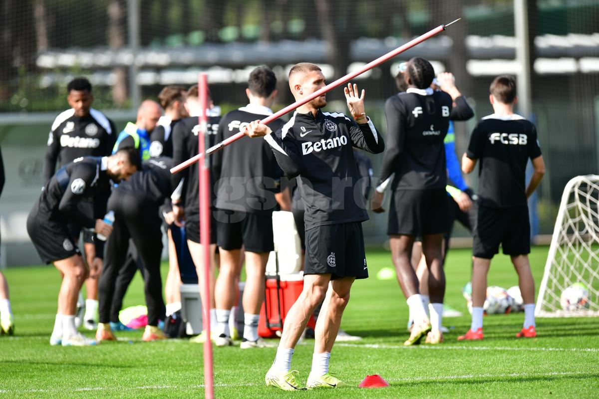 Antrenamentul campioanei FCSB din Antalya, 14 ianuarie 2025. Foto: Cristi Preda (GSP)