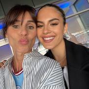 Cristina Serra, alături de fiica ei Maria. Foto: Instagram