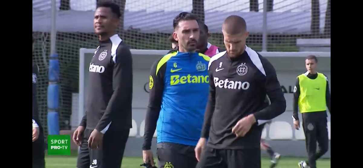 Doi oameni de bază s-au înjurat la antrenamentul FCSB-ului: „Iar vorbești tu, mă?” » Pintilii a fluierat de urgență: „Potoliți-vă!”