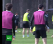 Doi oameni de bază s-au înjurat la antrenamentul FCSB-ului: „Iar vorbești tu, mă?” » Pintilii a fluierat de urgență: „Potoliți-vă!”