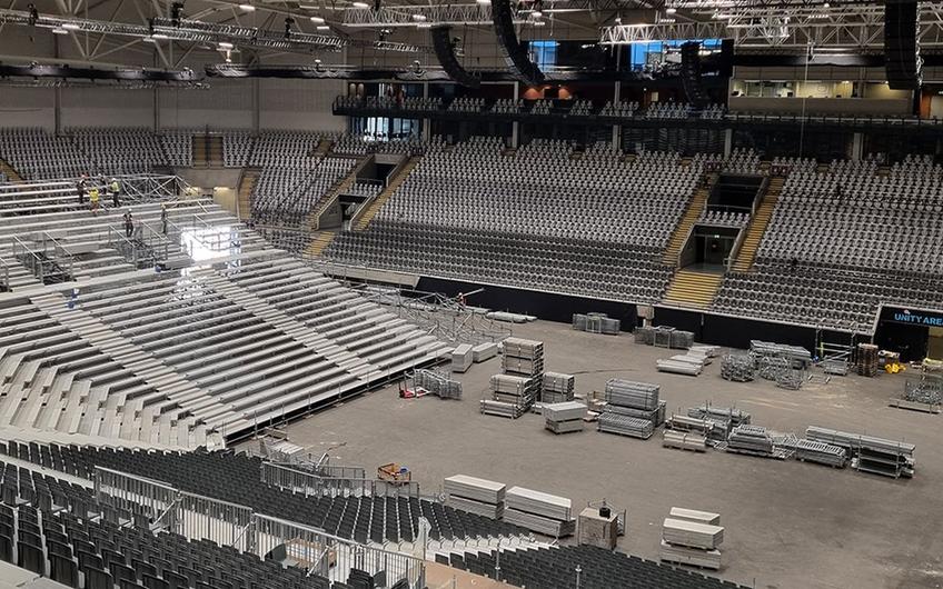 Unity Arena din Baerum a fost transformată pentru a organiza meciuri la Campionatul Mondial de handbal masculin. O muncă titanică, dar un rezultat pe măsură.