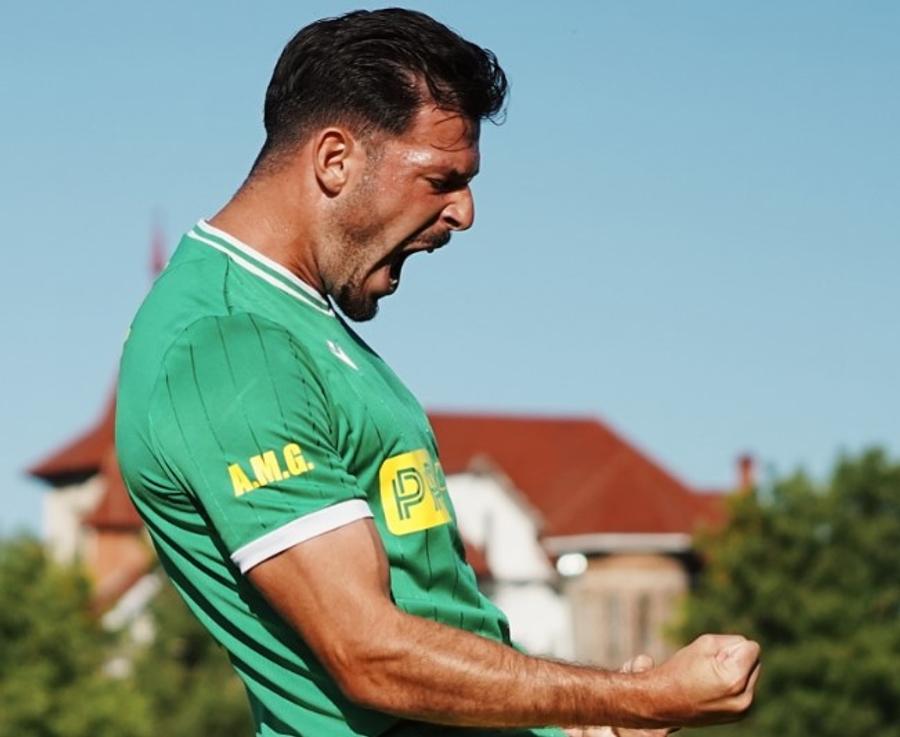 Guy Dahan (25 de ani), sărbătorind un gol marcat pentru Zimbru Chișinău Transferul #5 la Unirea Slobozia » Atacantul a marcat în Conference League și vine liber de contract