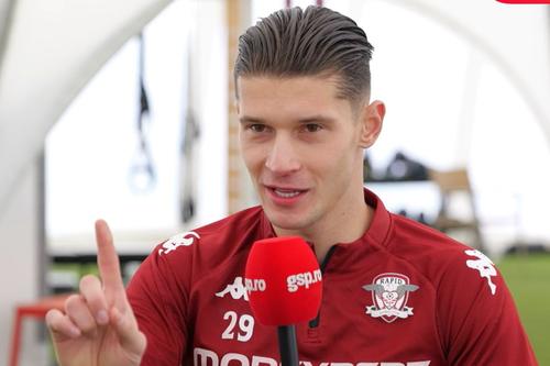 Alexandru Dobre e căpitanul și golgheterul Rapidului
