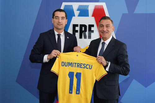 Ilie Dumitrescu și Răzvan Burleanu/ foto: FRF