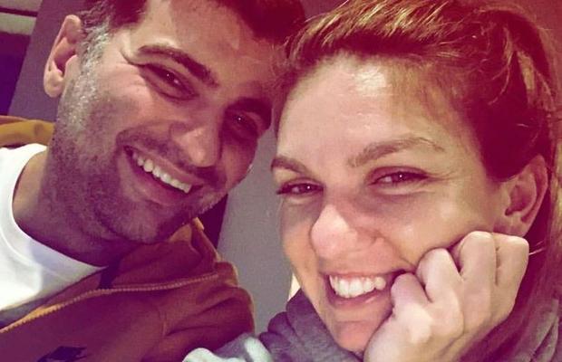 VIDEO Simona Halep și Toni Iuruc, moment de afecțiune de Ziua Îndrăgostiților » Cum i-au surprins camerele TV