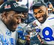 Spectacol în SuperBowl LVI » Los Angeles Rams a reușit să întoarcă scorul și să câștige pentru a doua oară trofeul