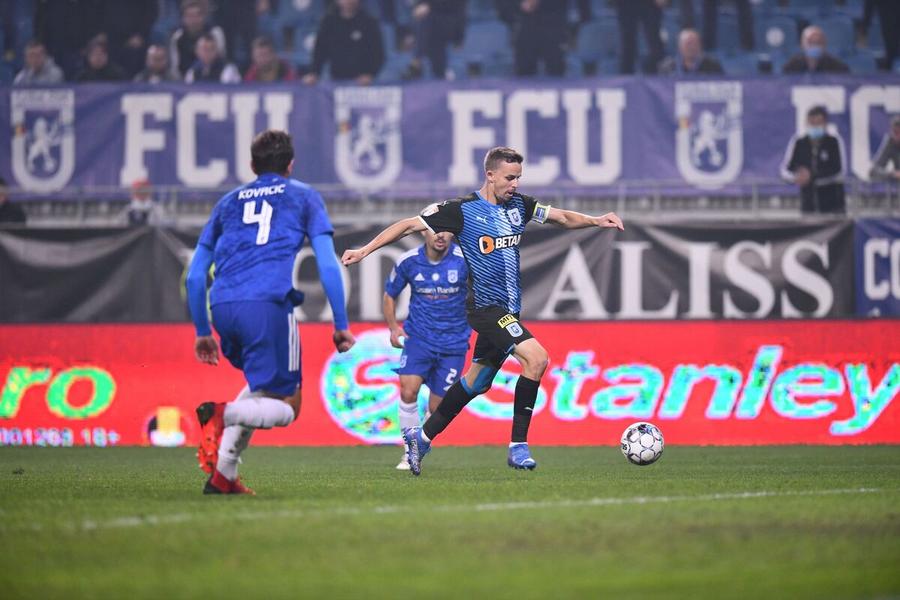 În tur, superioritatea lui Bancu și compania a fost evidentă // FOTO Cristi Preda Napoli a echilibrat derby-ul Băniei » Tehnicianul italian a schimbat fața nou-promovatei, iar cifrele InStat din 2022 ale FCU și CSU Craiova anunță un duel aprig