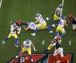Spectacol în SuperBowl LVI » Los Angeles Rams a reușit să întoarcă scorul și să câștige pentru a doua oară trofeul