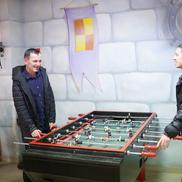 Marcel Sabou și fiul său, Mario în noiembrie 2019 (foto: Raed Krishan/GSP)