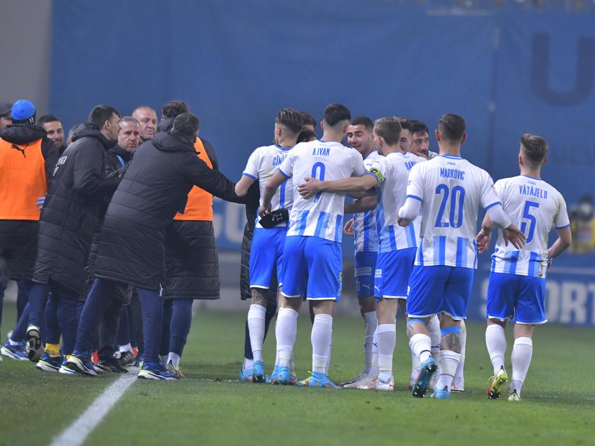 CS Universitatea Craiova a câștigat derby-ul cu rivala FCU Craiova, scor 2-0. FOTO: Imago-Images