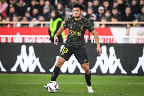 Warren Zaire-Emery, mijlocașul francez defensiv al campioanei Franței, PSG.
Foto: Imago