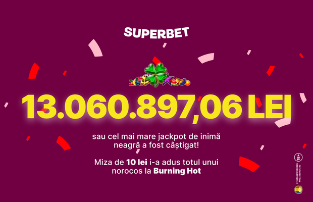 13.060.897,06 lei, câștigați  chiar de Valentine’s Day la Superbet! Află totul dintr-un interviu exclusiv
