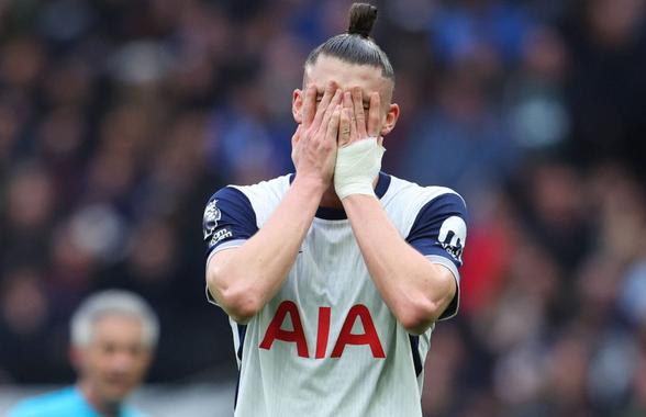 „Sinucigaș!” » Ce piedică are Radu Drăgușin la Tottenham: „Nu am mai văzut până acum”