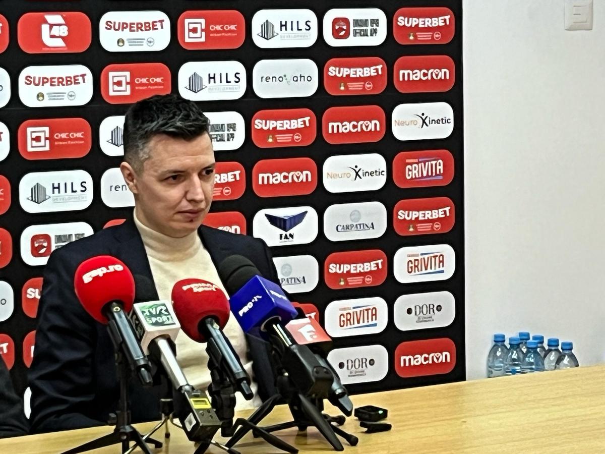 Prezentarea oficială a noului director sportiv al lui Dinamo » Care este strategia „câinilor” pentru transferuri: „Am avut 400 de propuneri”
