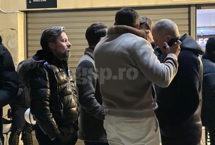 Teia Sponte și Mihai Theodor Mincu, după PAOK - FCSB // FOTO: Ionuț Iordache (GSP)