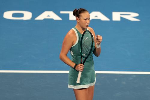 Amanda Anisimova, în finală la Doha/Foto: Getty Images