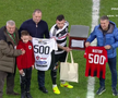 Dan Nistor (Universitatea Cluj) a jucat cel de-al 500-lea meci în Superligă. Înaintea partidei a primit tricouri și cadouri pentru a marca momentul istoric