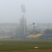 Nocturna montată pe stadionul „1 Mai” din Slobozia // FOTO: GSP.ro