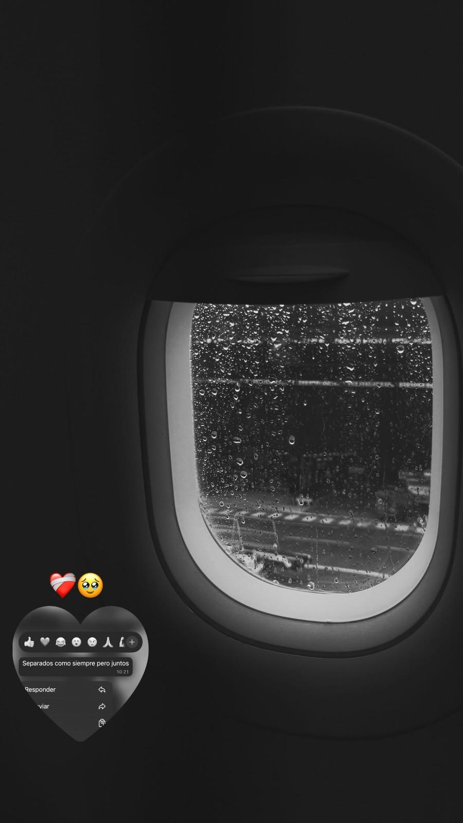 Mesajul postat de soția lui Lautaro Martinez pe Instagram / foto: instagram @agus.gandolfo Căpitanul lui Chivu n-a fost susținut la derby de soția-fotomodel » Imaginea postată: „Mai aproape nu putem fi de Valentine's Day”