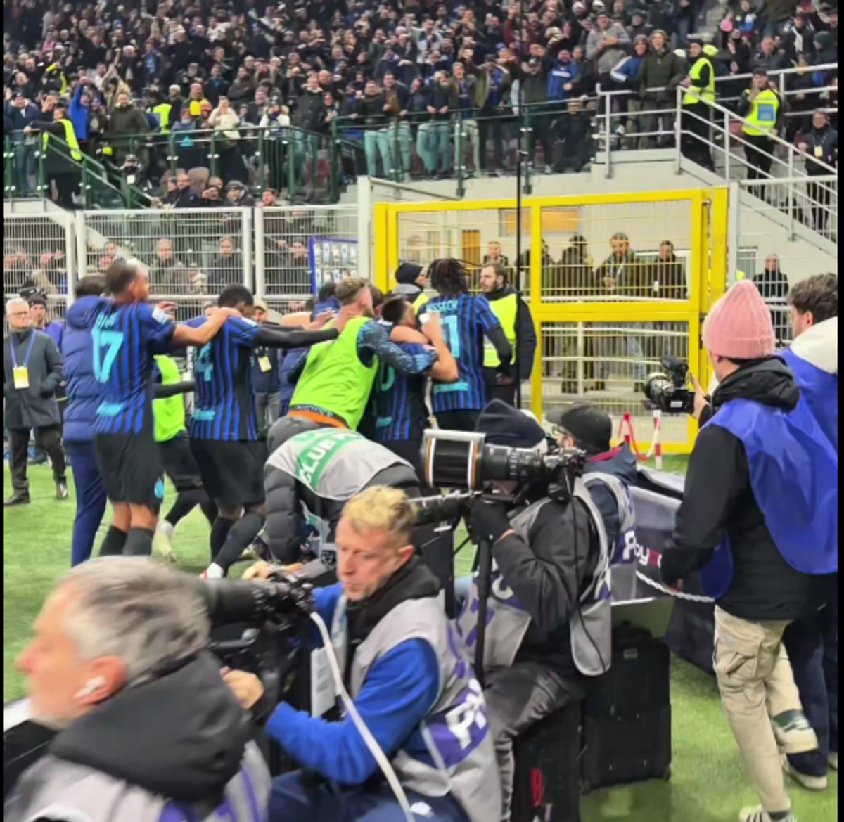 Cum a sărbătorit Inter victoria cu Juventus