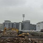 Pista vechiului stadion Dinamo a fost radiată // FOTO: Facebook @Noul Stadion Dinamo