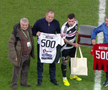 Dan Nistor (Universitatea Cluj) a jucat cel de-al 500-lea meci în Superligă. Înaintea partidei a primit tricouri și cadouri pentru a marca momentul istoric