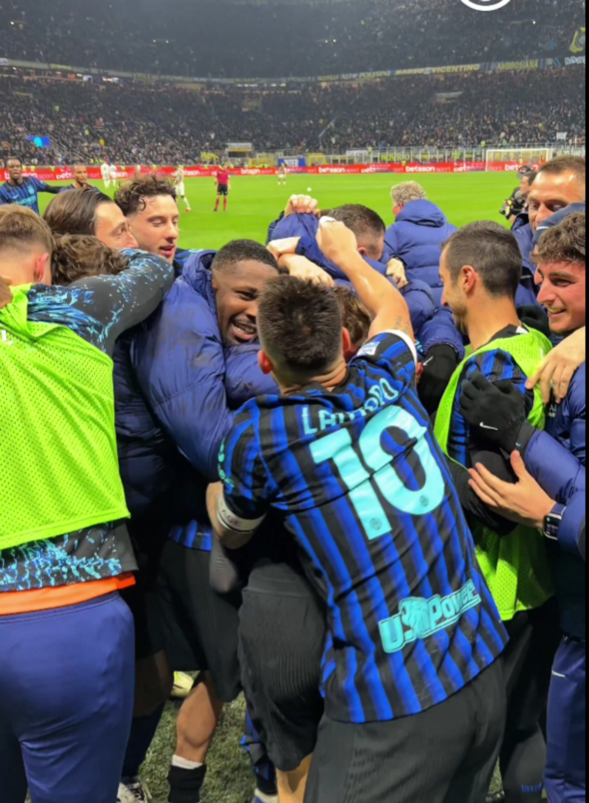 Cum a sărbătorit Inter victoria cu Juventus